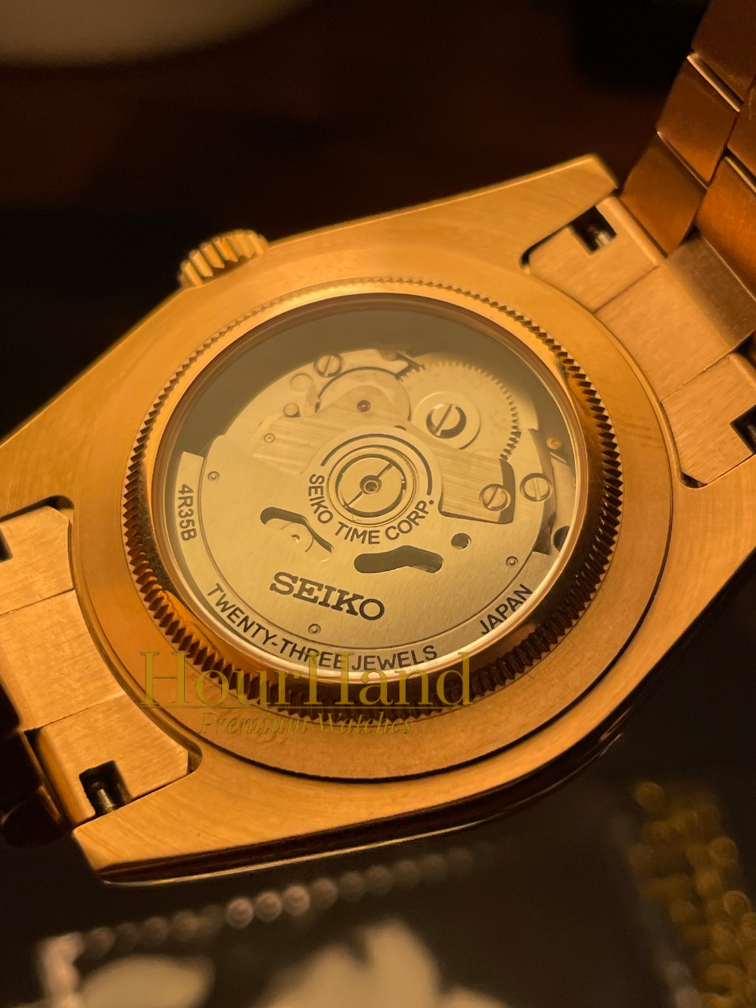 Seikojust | Rose Gold Olive Green