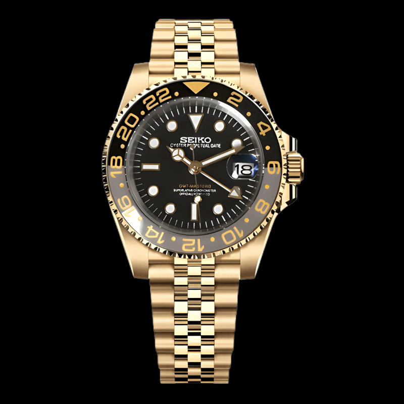 GMTeiko Gold | Seiko GMT Mod – HourHand