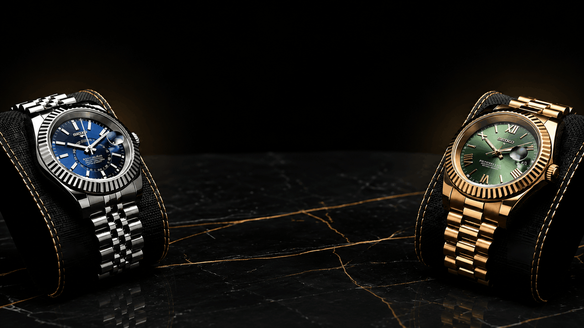 HourHand custom Seiko mod watches, hand-assembled in Stockholm
