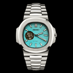 Nautiko Open Heart Tiffany | Seiko Nautilus Mod – HourHand