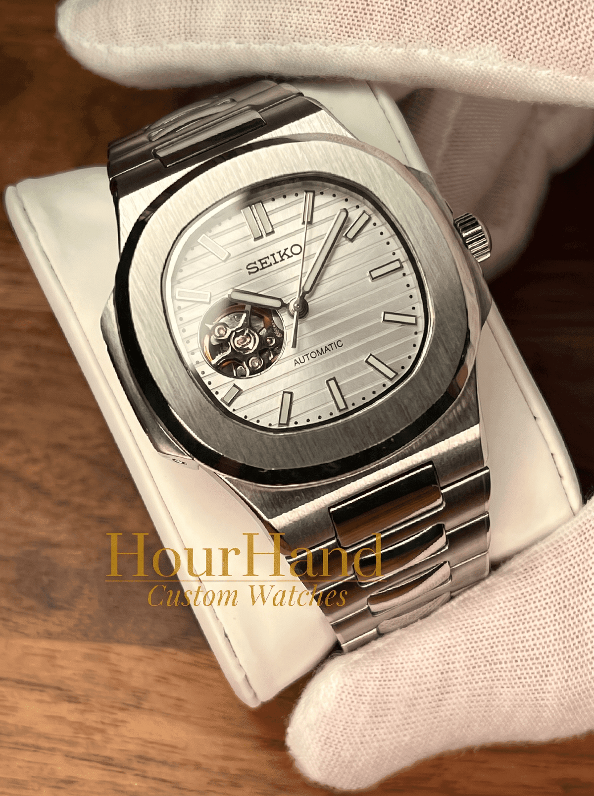 Nautiko | Open Heart White - HourHand Watches