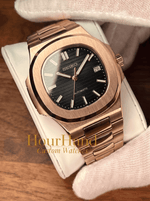 Nautiko | Rose Gold Black - HourHand Watches