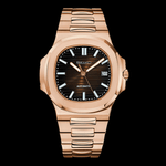 Nautiko Rose Gold Brown | Seiko Nautilus Mod – HourHand