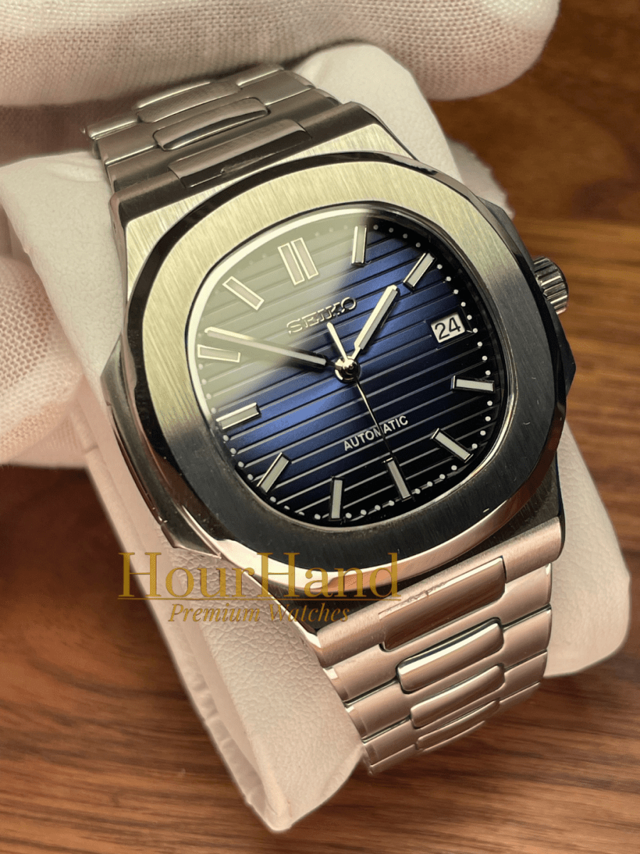 Nautiko Royal Blue | Seiko Nautilus Mod – HourHand