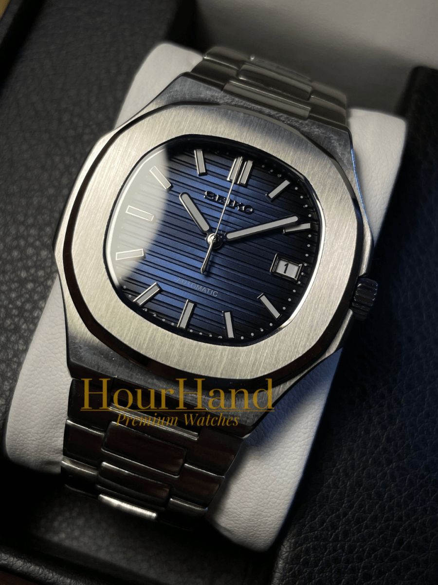 Nautiko Royal Blue | Seiko Nautilus Mod – HourHand