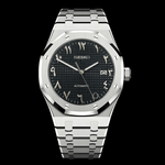 Royal Seikoak Arabic dial Black | Seiko Royal Oak Mod – HourHand