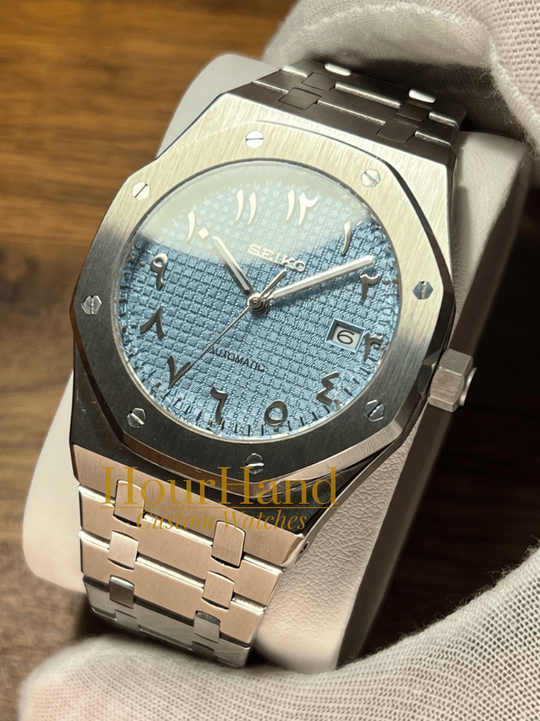 Royal Seikoak | Arabic dial Ice Blue - HourHand Watches