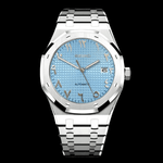 Royal Seikoak Arabic dial Ice Blue | Seiko Royal Oak Mod – HourHand
