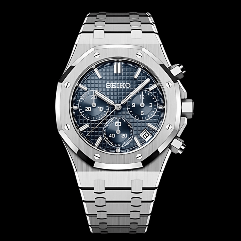 Royal Seikoak Chrono Blue | Seiko Royal Oak Mod – HourHand