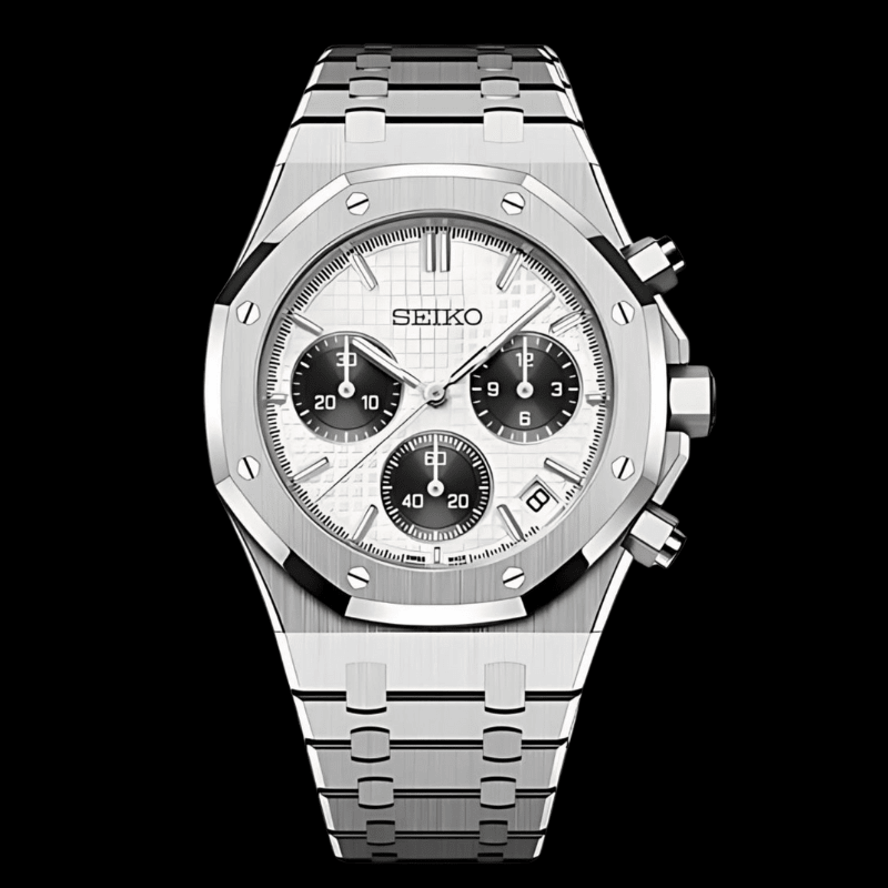 Royal Seikoak Chrono Panda | Seiko Royal Oak Mod – HourHand