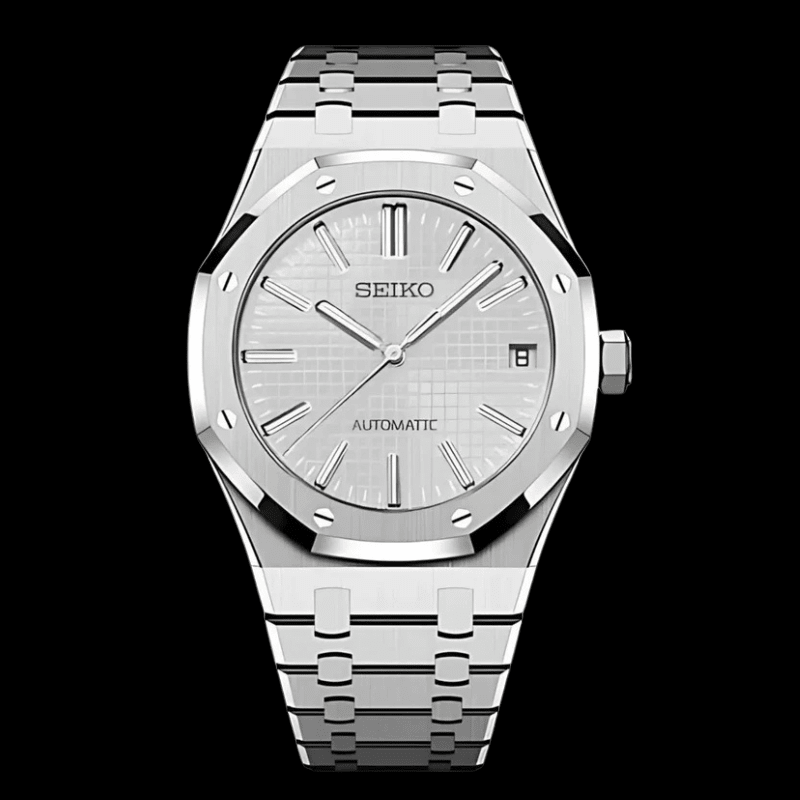 Royal Seikoak White | Seiko Royal Oak Mod – HourHand