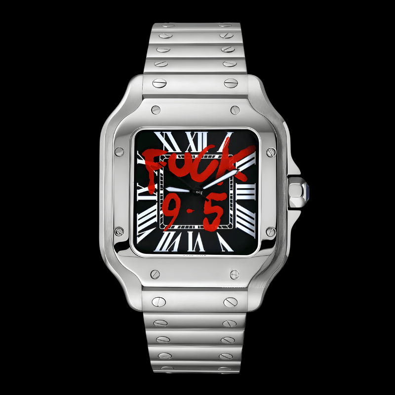 Santeiko Black Fck 9-5 | Seiko Santos Mod – HourHand