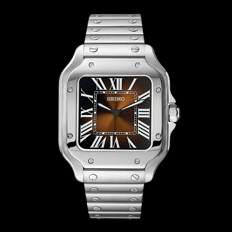Santeiko Classic Brown | Seiko Santos Mod – HourHand
