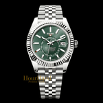Seikdweller Green | Seiko Sky-Dweller Mod – HourHand