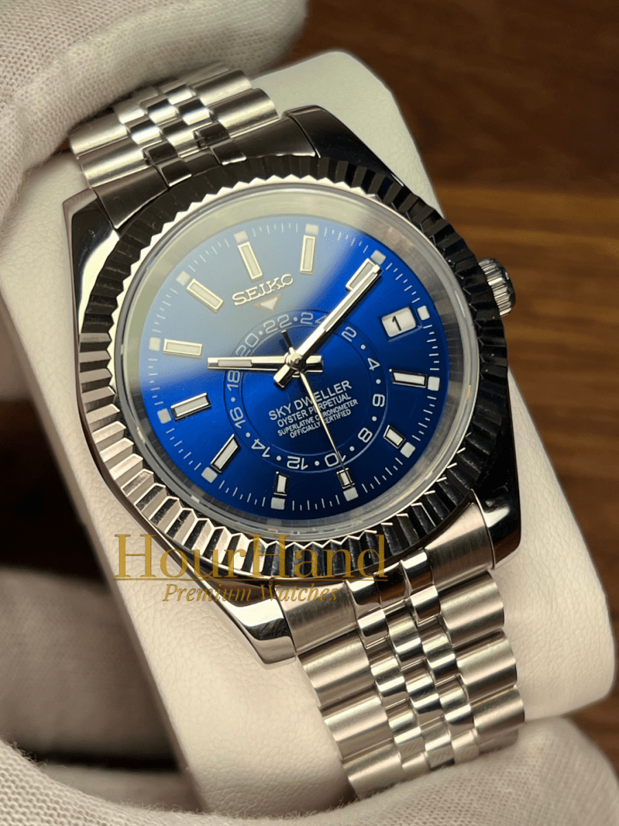 Seikdweller Marine Blue | Seiko Sky-Dweller Mod – HourHand
