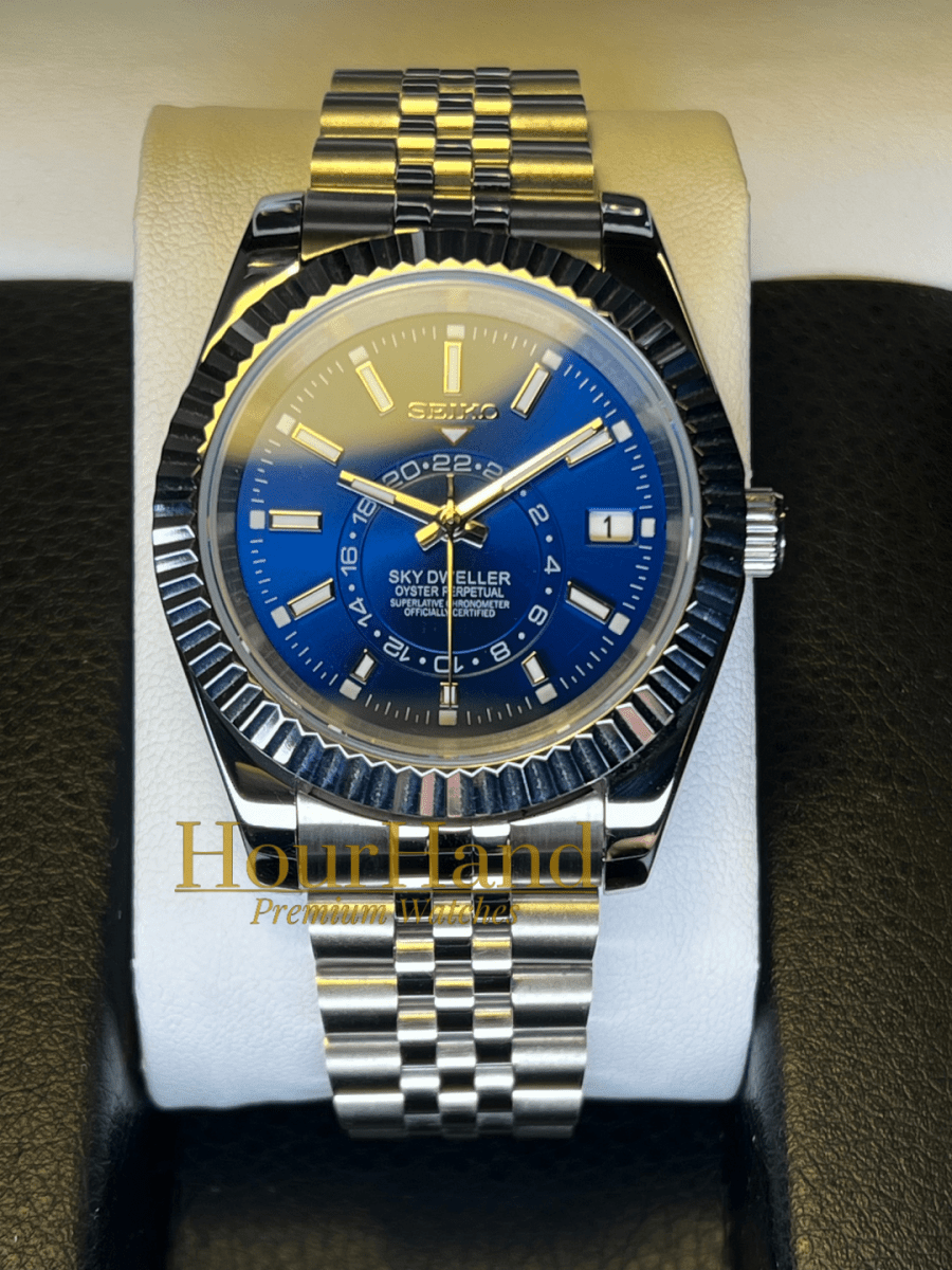 Seikdweller Marine Blue | Seiko Sky-Dweller Mod – HourHand