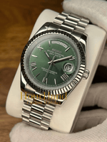 Seikodate | Roman Olive Green - HourHand Watches
