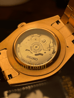Seikojust Rose Gold - Black Roman | Seiko Datejust Mod – HourHand