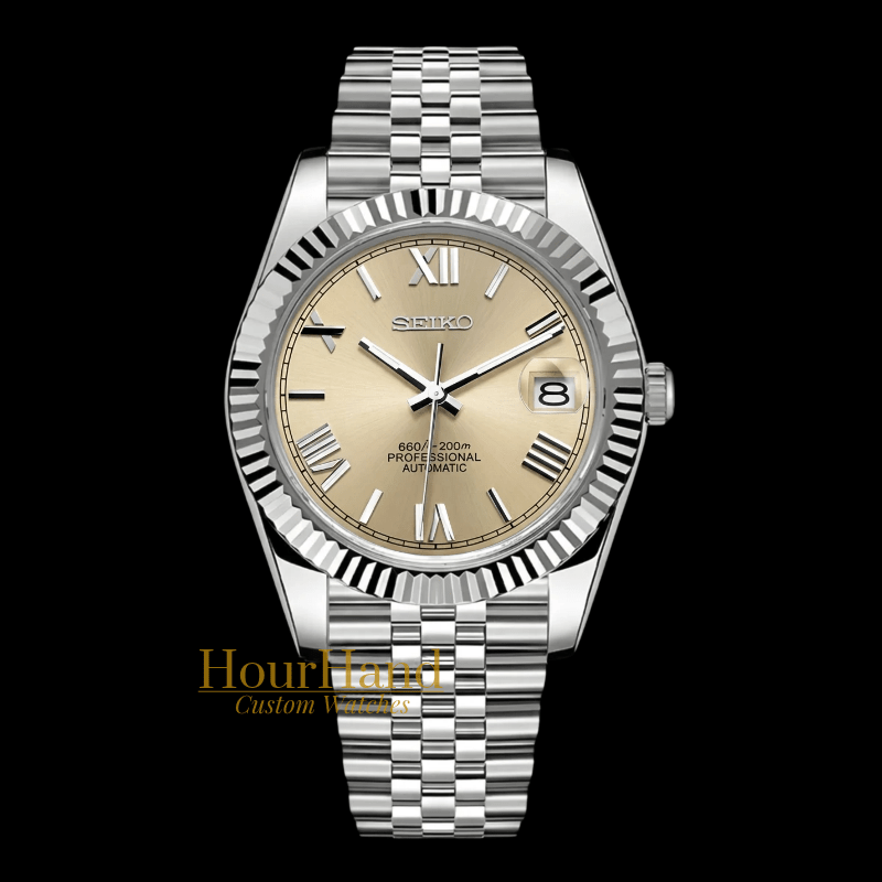 Seikojust | Champagne Roman - HourHand Watches