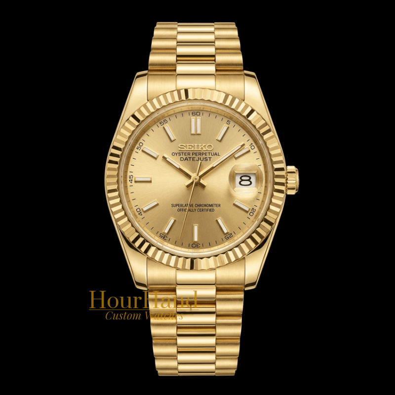 Seikojust | Classic All Gold - HourHand Watches