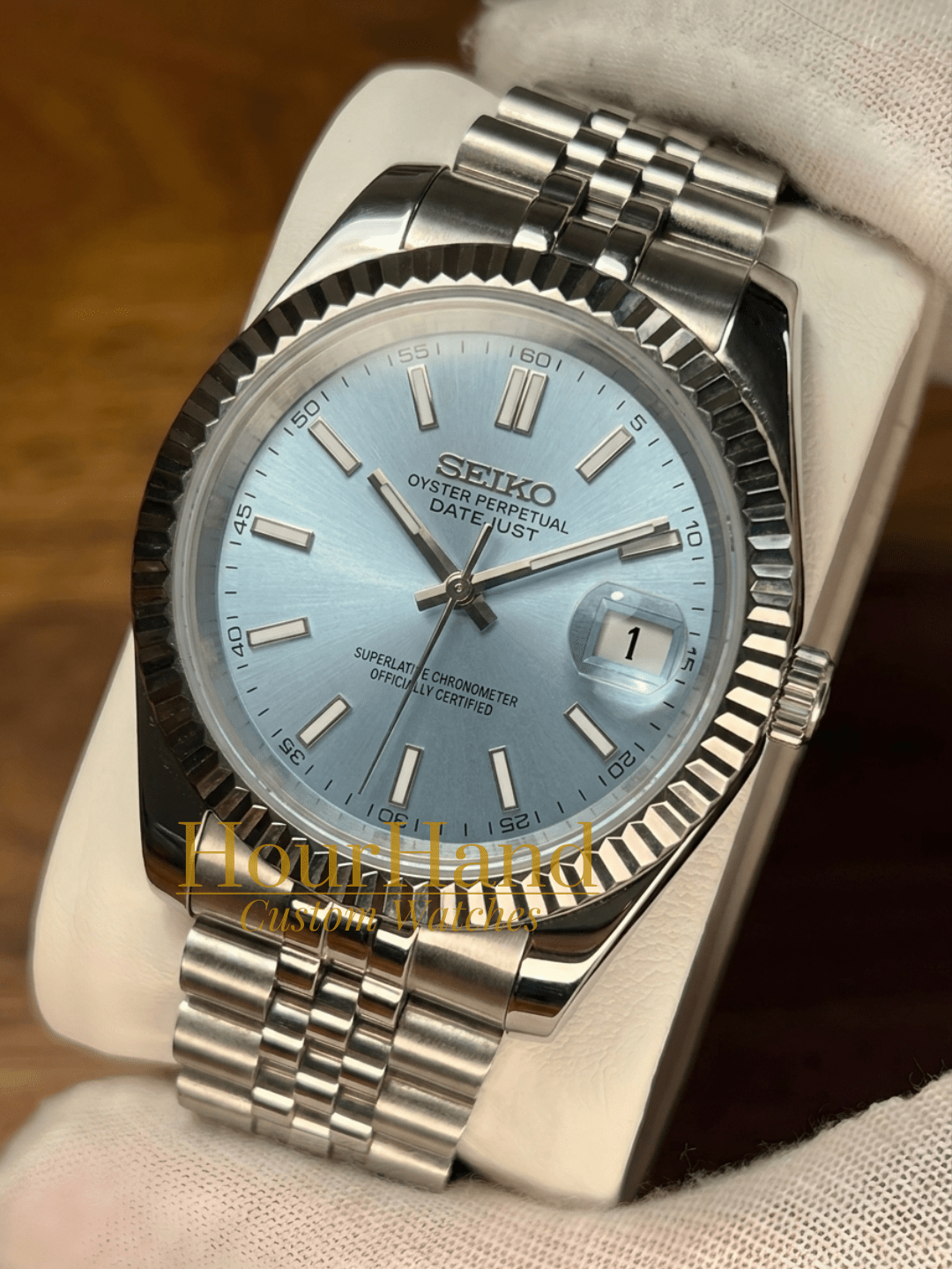 Seikojust | Classic Light Blue - HourHand Watches