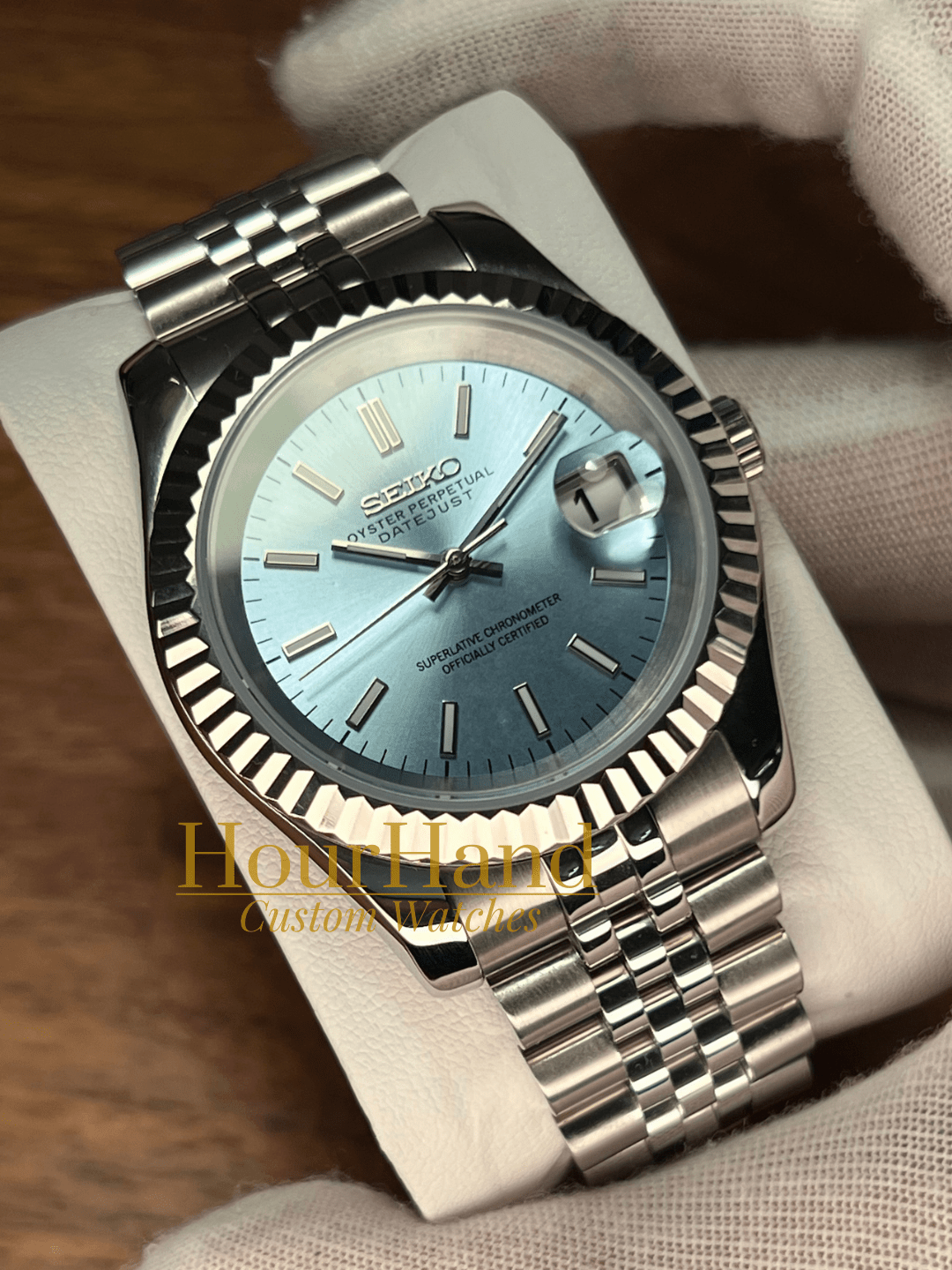 Seikojust | Classic Light Blue - HourHand Watches
