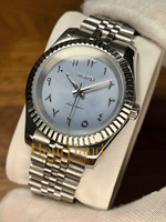 Seikojust Ice Blue 3D Arabic dial | Seiko Datejust Mod – HourHand