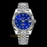 Seikojust Marine Blue Arabic dial | Seiko Datejust Mod – HourHand