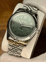 Seikojust | Olive Green 3D Arabic - HourHand Watches