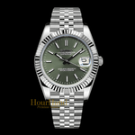 Seikojust Classic Olive Green | Seiko Datejust Mod – HourHand
