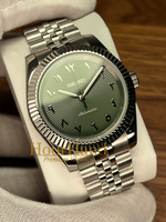 Seikojust Olive Green 3D Arabic | Seiko Datejust Mod – HourHand