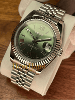 Seikojust Olive Green Roman | Seiko Datejust Mod – HourHand