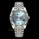 Seikojust Ice Blue Roman | Seiko Datejust Mod – HourHand