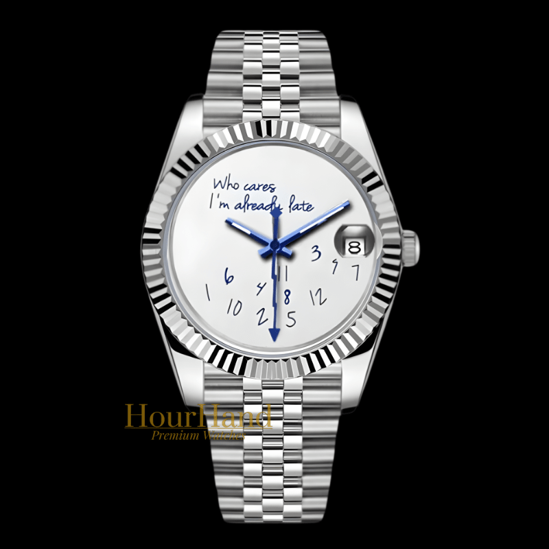 Seikojust Who Cares I'm Already Late | Seiko Datejust Mod – HourHand