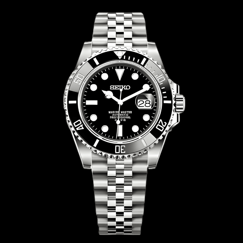 Seikomariner Classic Black | Seiko Submariner Mod – HourHand