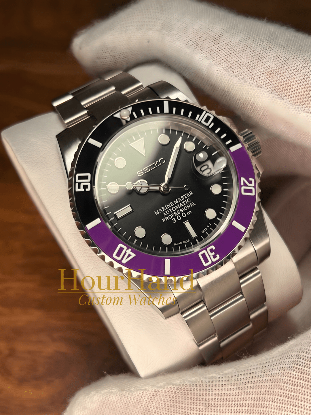 Seikomariner | Purple Black - HourHand Watches