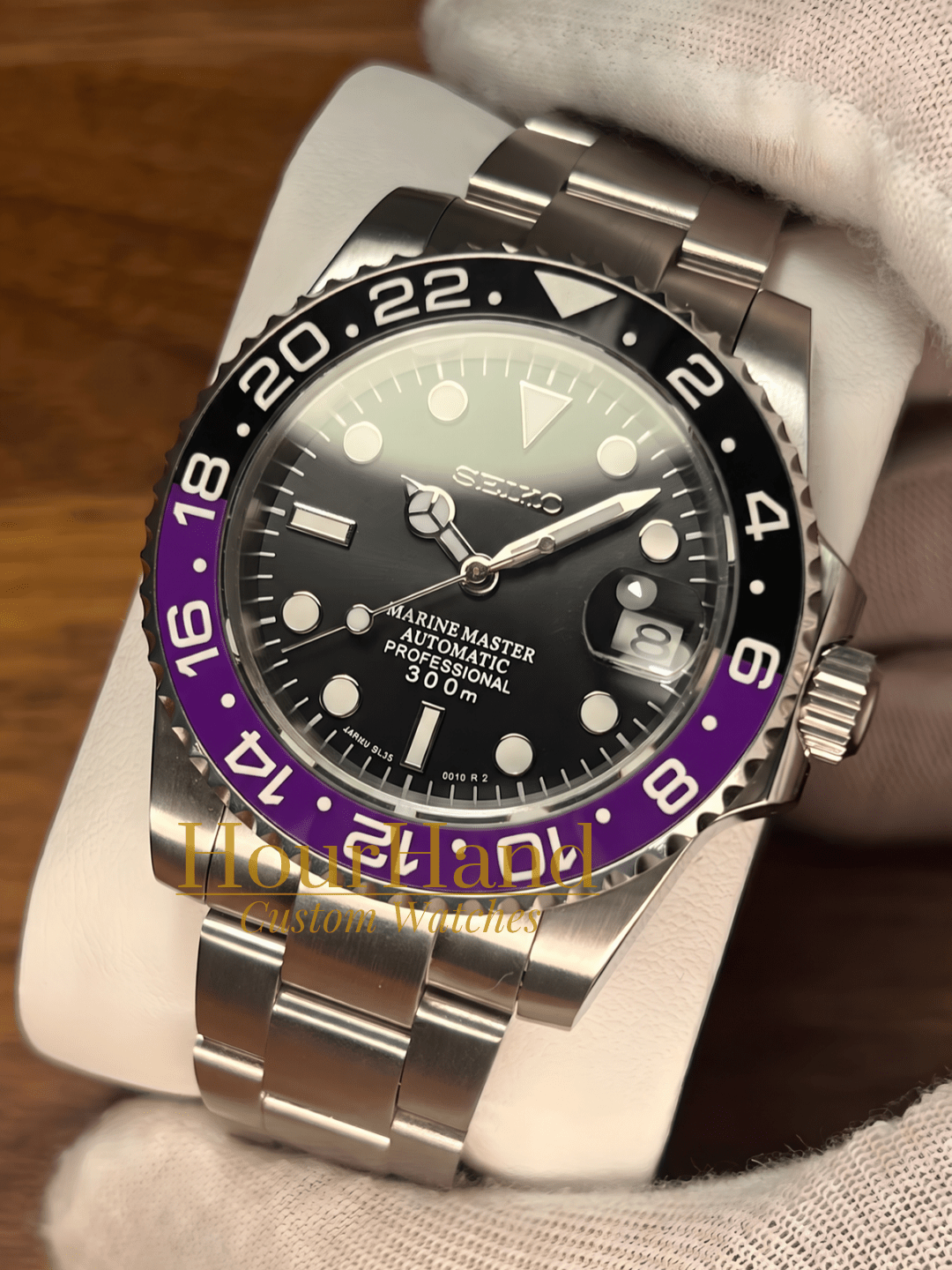 Seikomariner | Purple Black - HourHand Watches