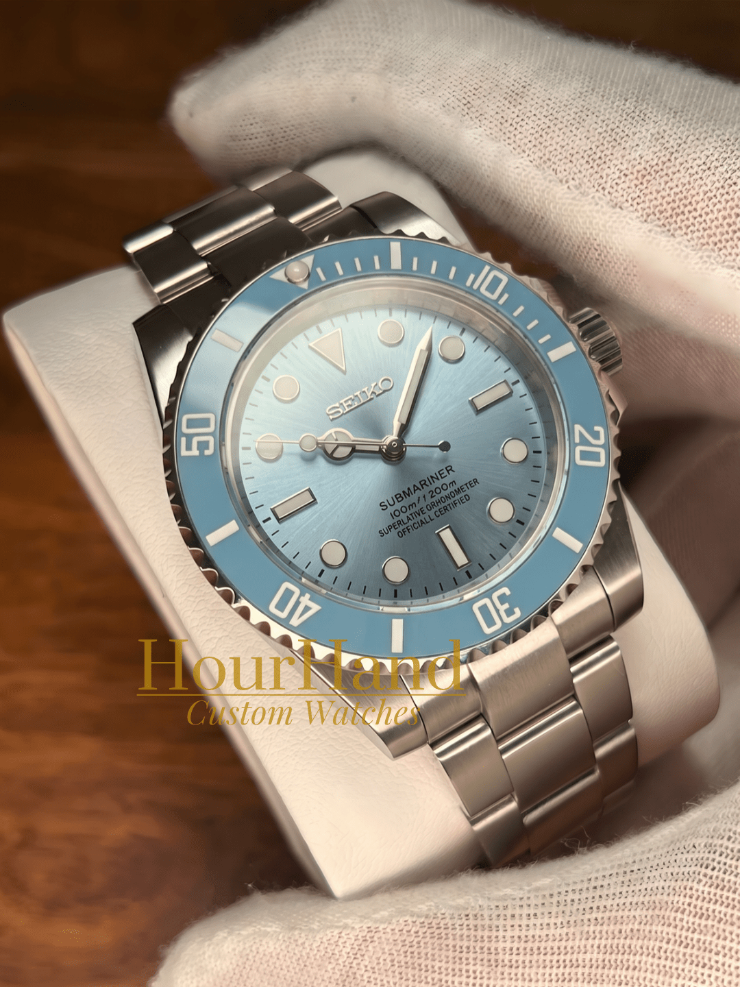 Seikomariner | Sky Blue - HourHand Watches