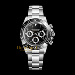 Seitona Arabic dial Black | Seiko Daytona Mod – HourHand