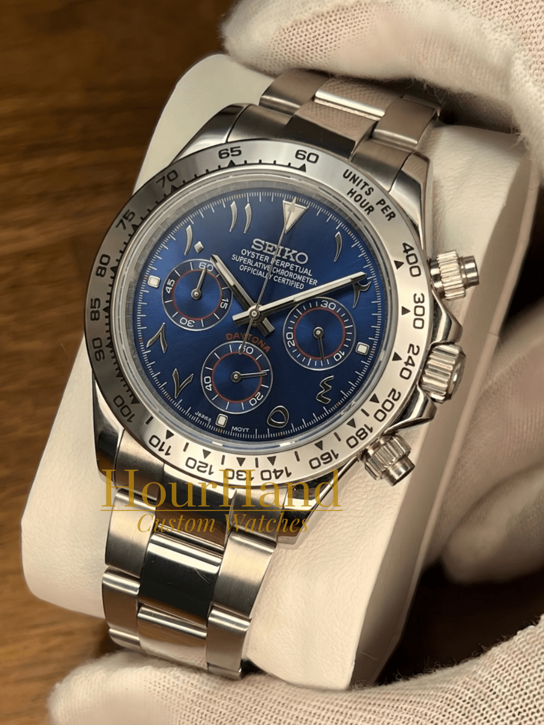 Seitona | Arabic dial Royal Blue - HourHand Watches