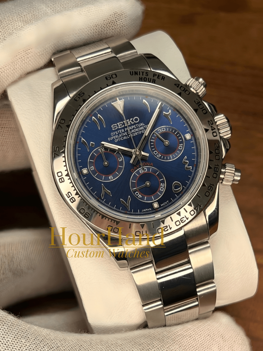 Seitona | Arabic dial Royal Blue - HourHand Watches
