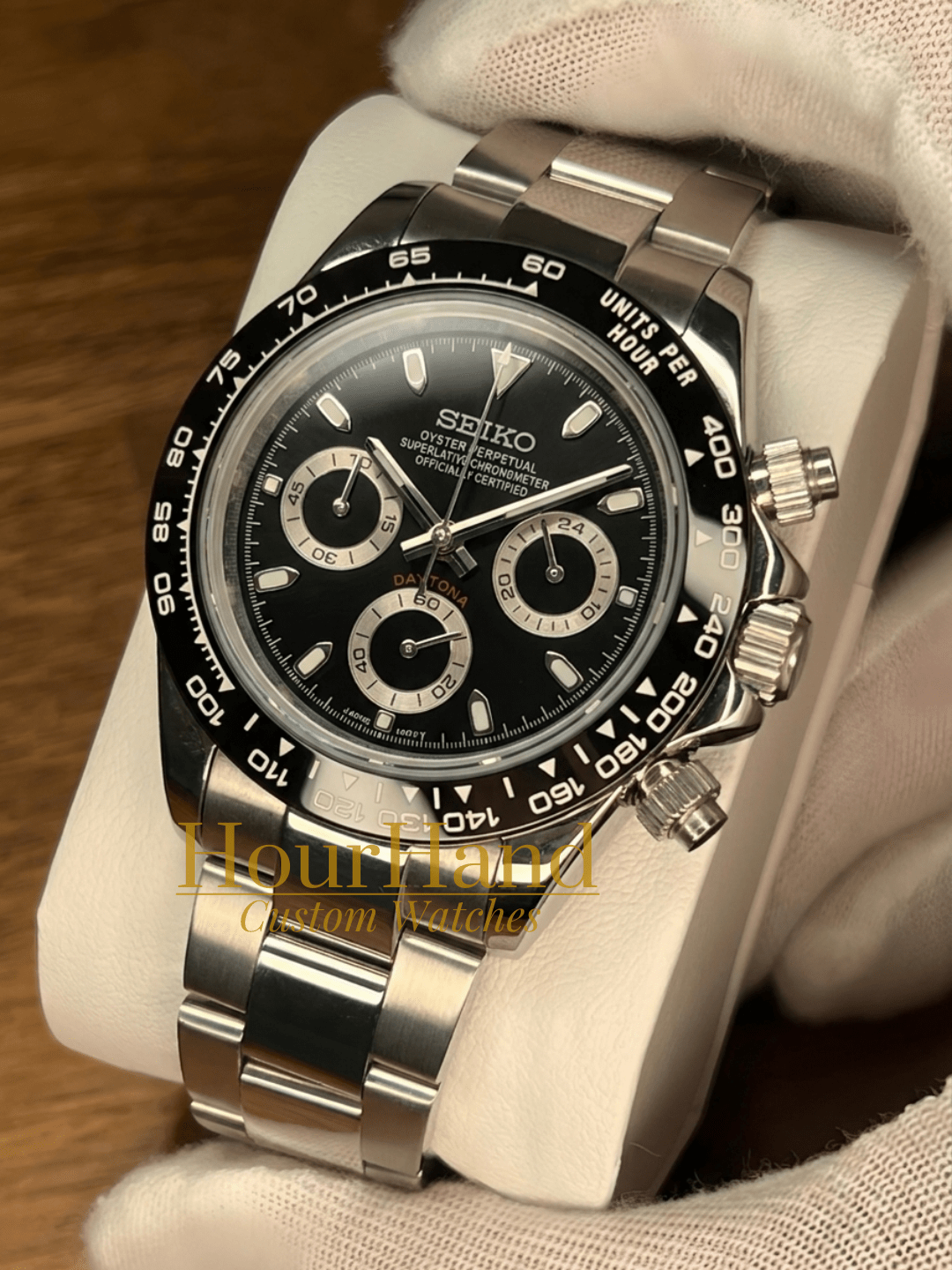 Seitona | Black Panda - HourHand Watches