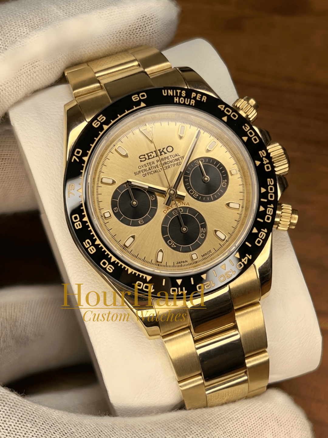 Seitona | Gold & Black - HourHand Watches