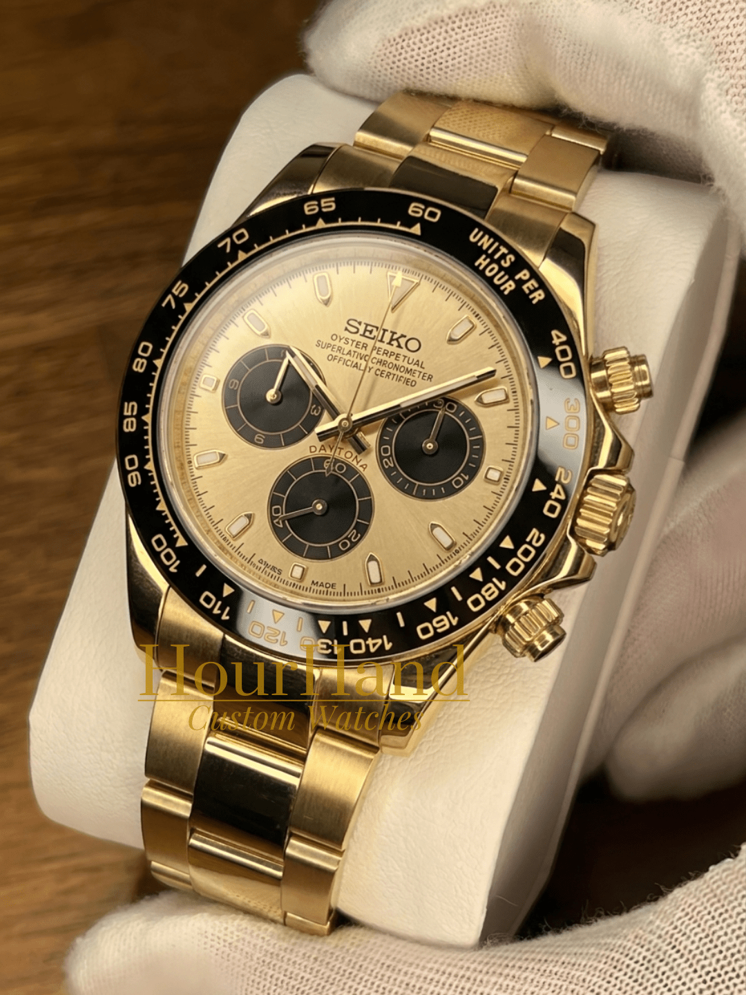 Seitona | Gold & Black - HourHand Watches
