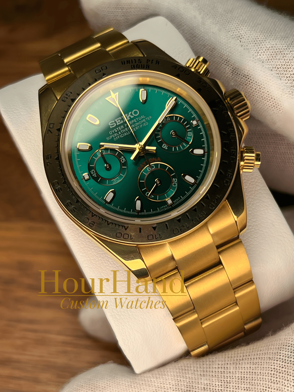 Seitona | Gold & Green - HourHand Watches