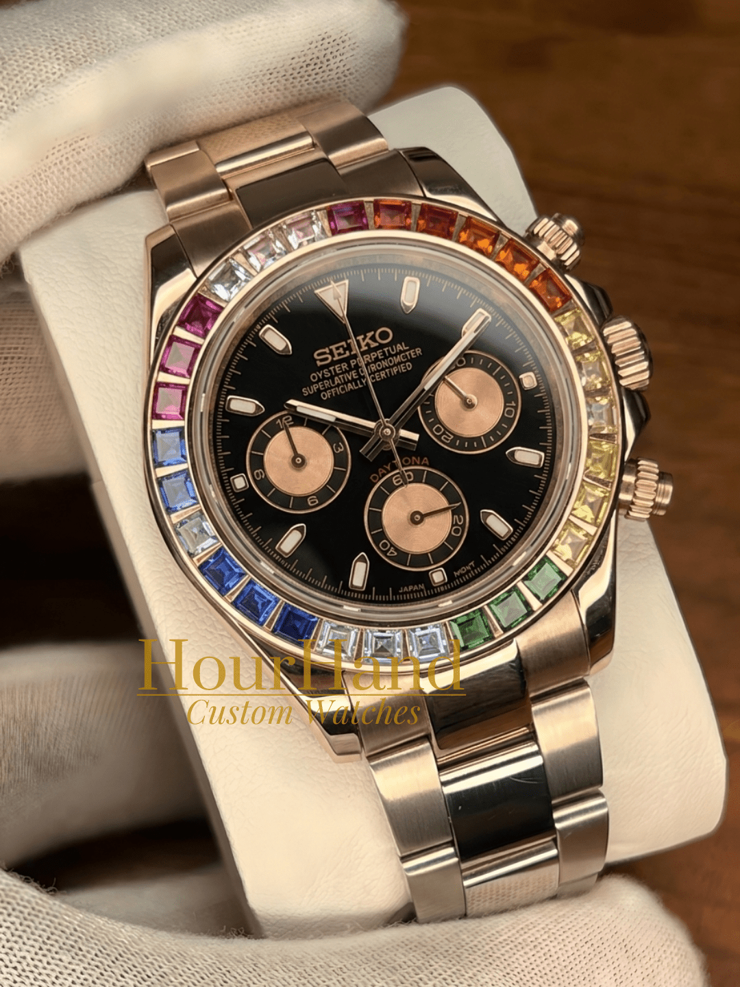 Seitona | Rose Gold Rainbow - HourHand Watches